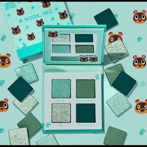 💚 Colourpop x Animal Crossing “Nook, Inc” eyeshadow quad 💚